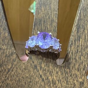 Purple Gemstone Ring 925